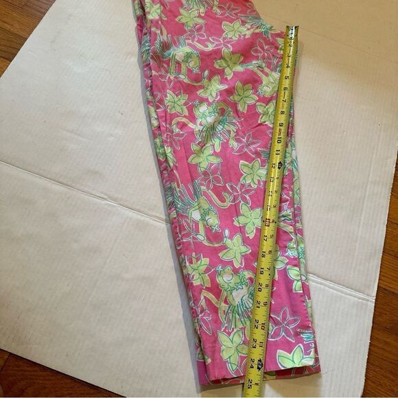 Lilly Pulitzer rocka hula monkey print pants sz 12 vintage ‘90’s - Picture 8 of 14